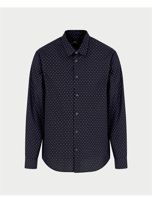Camicia uomo AX in cotone jacquard ARMANI EXCHANGE | XM000719-AF13206FB064
